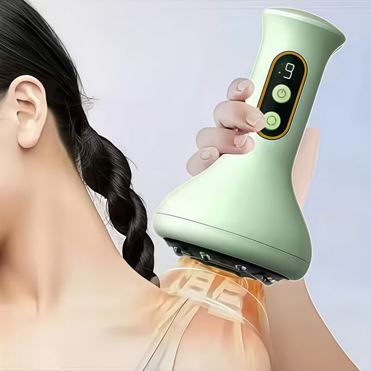 Portabel Massageapparat med Värme – Justerbar Intensitet & Djupgående Muskelmassage